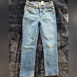 Girls Osh Kosh Bgosh Skinny Adjustable Waist Denim Jeans size 7 Regular